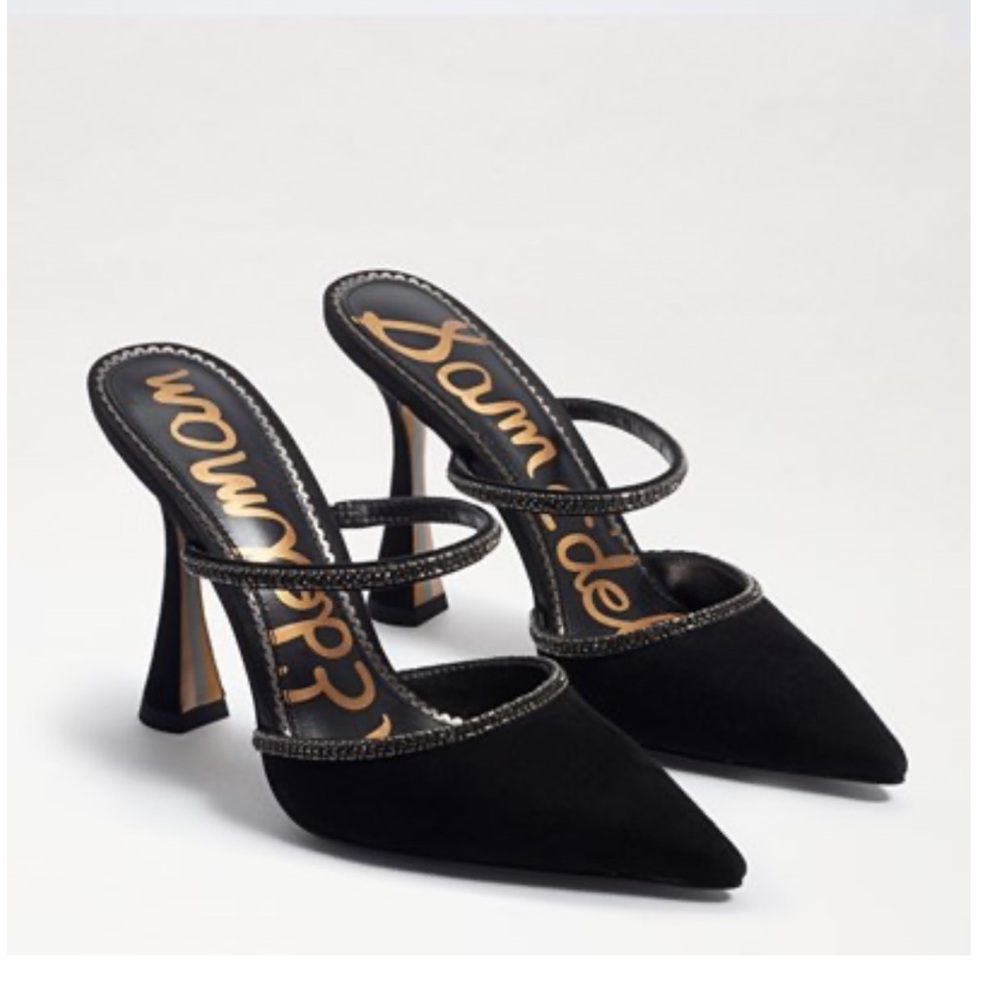Sam Edelman black suede pump